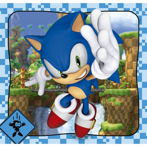 SONIC jeż Puzzle 3 X 48 3X48 Clementoni 25320