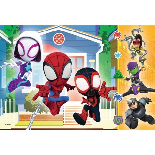 SPIDERMAN SPIDEY W świecie Spidey`a Trefl Puzzle 60 EL 17371