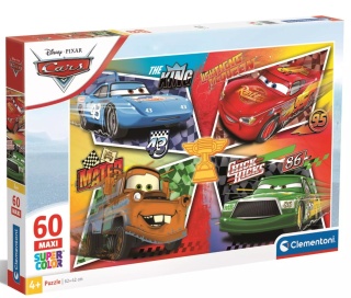 Auta Zygzak McQueen Puzzle Maxi 62x42 cm 60 el Clementoni