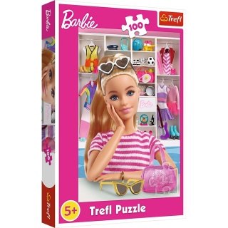 Poznaj Barbie szafa Puzzle TREFL 100 EL 16458