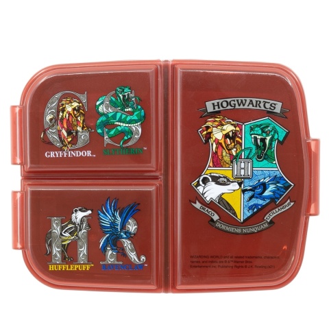 ŚNIADANIÓWKA trzykomorowa z przegródkami lunch box HARRY POTTER
