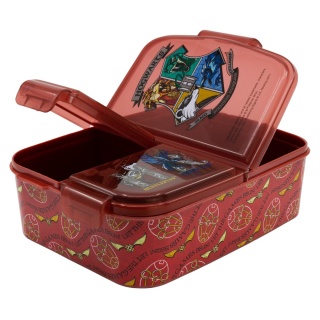 ŚNIADANIÓWKA trzykomorowa z przegródkami lunch box HARRY POTTER