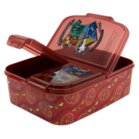 ŚNIADANIÓWKA trzykomorowa z przegródkami lunch box HARRY POTTER