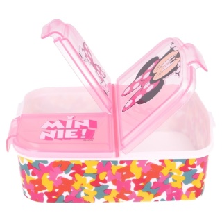 ŚNIADANIÓWKA z przegródkami trzykomorowa lunchbox MYSZKA MINNIE