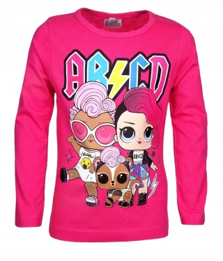 Bluzka Koszulka t-shirt LOL L.O.L. SURPRISE ABCD 152