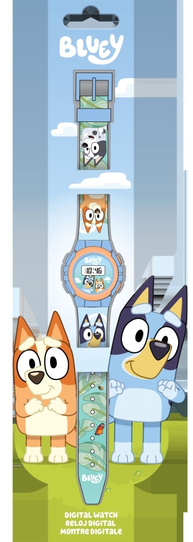 Pieski Bluey i Bingo zegarek elektroniczny na rękę