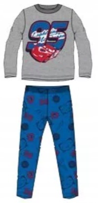 Piżama AUTA ZYGZAK MCQUEEN dziecięca piżama chłopięca długi rękaw 110