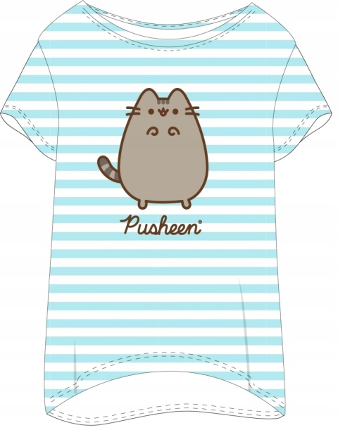 Piżama koszula nocna damska PUSHEEN KOT bawełniana M