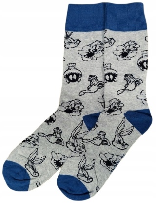 Skarpetki skarpety męskie LOONEY TUNES KRÓLIK BUGS DIABEŁ TASMAŃSKI 40-46