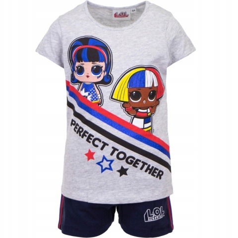 Komplet spodenki koszulka LOL SURPRISE t-shirt 122