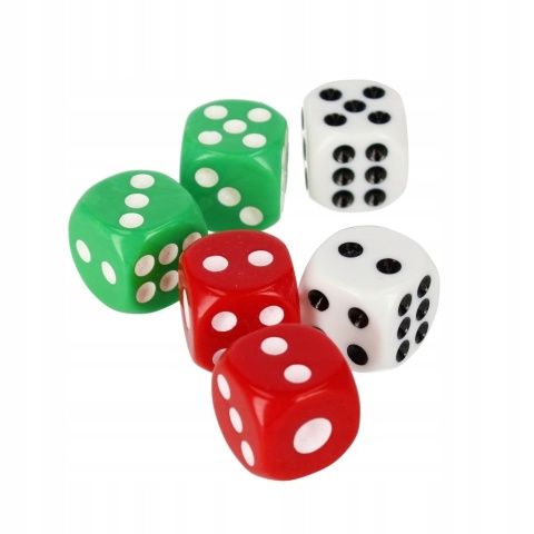 Kości do gry + Karty gry karciane