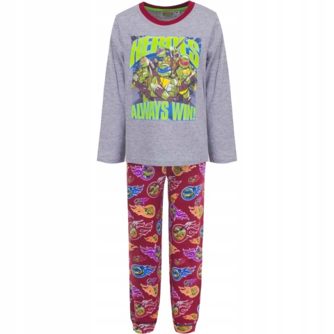 Piżama wojownicze żółwie ninja długi rękaw dziecięca 104