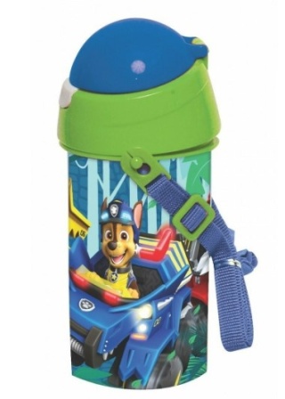 Bidon kubek ze słomką PSI PATROL DINO pasek 500ML