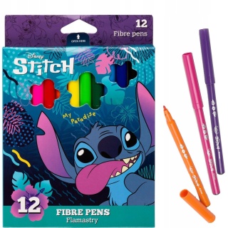 Flamastry mazaki pisaki 12 kolorów Lilo i Stitch Stich