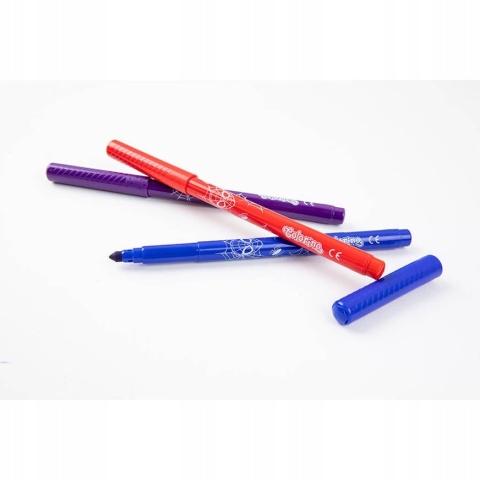 Flamastry mazaki pisaki 12 kolorów SPIDERMAN