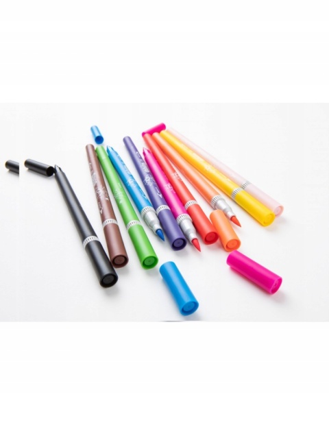 Flamastry mazaki pisaki dwustronne 10 kolorów SPIDERMAN