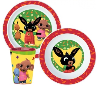 KRÓLIK BING zestaw śniadaniowy miska kubek 260ML