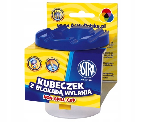 Kubek niekapek z blokadą wylania do farb ASTRA Kubek niekapek z blokadą wylania do farb ASTRA