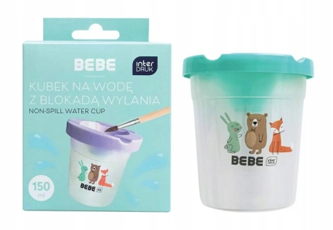 Kubek niekapek z blokadą wylania do farb INTERDRUK