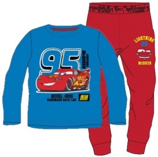 Piżama AUTA ZYGZAK MCQUEEN dziecięca piżama chłopięca długi rękaw 128