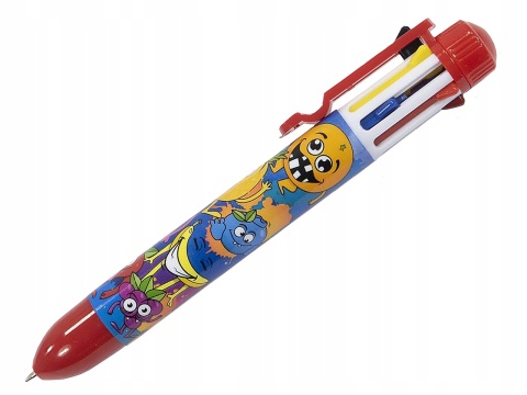 Długopis 8 kolorowy zapachowy Kidea wielokolorowy