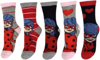 Skarpetki BIEDRONKA I CZARNY KOT 5-pak 31/34