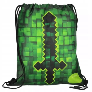 Plecak worek na buty kapcie pixel game miecz dla fanów minecraft Starpak