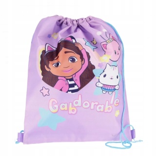 Plecak worek sportowy na buty kapcie KOCI DOMEK GABI