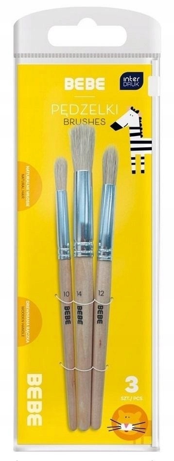 Zestaw 3 szt pędzelków pędzle malarskich pędzle Jumbo 10 12 14