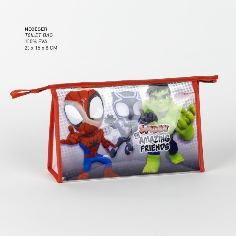 Zestaw kosmetyczny kosmetyczka szczotka do włosów ręcznik kubek Spidey Zestaw kosmetyczny kosmetyczka szczotka do włosów ręcznik kubek Spidey