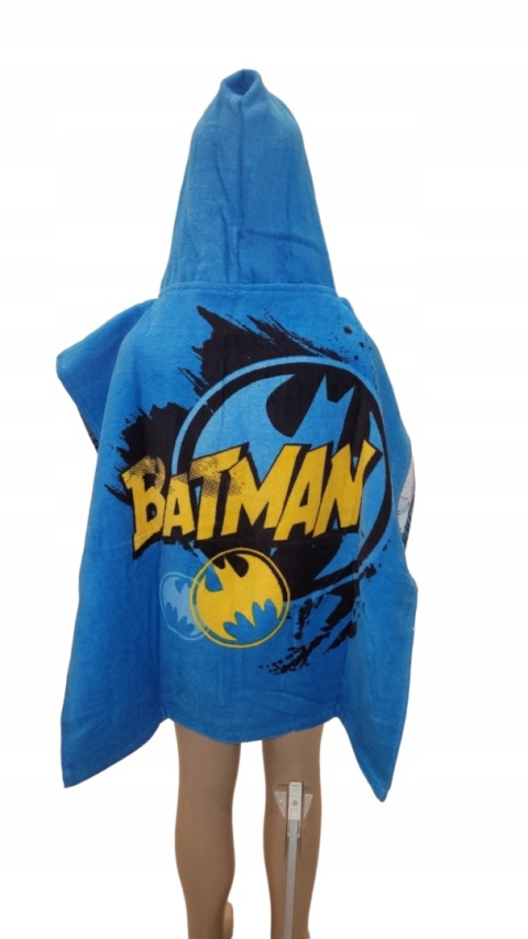 BATMAN ponczo poncho ręcznik kąpielowy bawełniane 55x110 cm