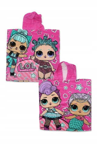LOL SURPRISE ponczo poncho ręcznik 55X110