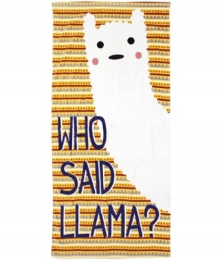 Lama Alpaka Ręcznik kąpielowy plażowy bawełniany 160x80