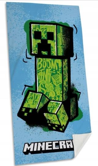 MINECRAFT Ręcznik kąpielowy plażowy bawełniany 70x140