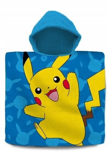 Pokemon poncho ponczo ręcznik kąpielowy plażowy 60x120