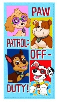 Ręcznik PSI PATROL kąpielowy plażowy 70x140