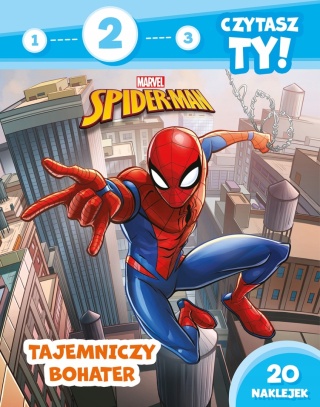 1 2 3 Czytasz TY! czytanki Spiderman Tajemniczy bohater poziom 2