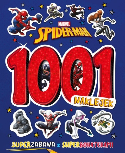 1001 naklejek. Marvel Spiderman kolorowanka zadania