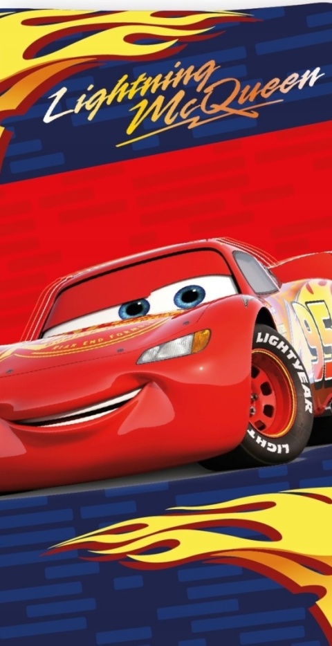 Auta Zygzak McQueen Ręcznik kąpielowy plażowy szybkoschnący 70x140