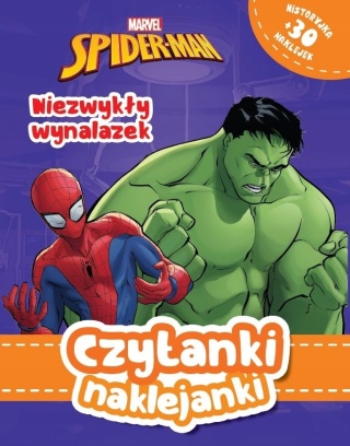Czytanki naklejanki Niezwykły wynalazek Spiderman 30 naklejek