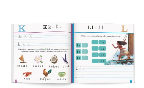 Disney Uczy Przygoda z czytaniem Classic Elementarz ćwiczenia naklejki