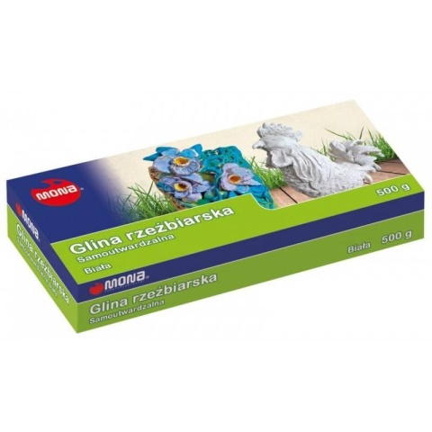 Glina samoutwardzalna Mona, biała St Majewski 500 g
