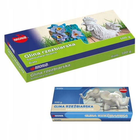 Glina samoutwardzalna Mona, biała St Majewski 500 g
