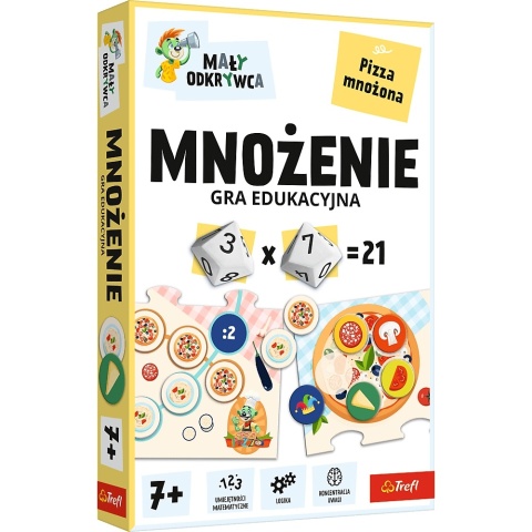 Gra planszowa Mnożenie Mały odkrywca gra edukacyjna Trefl Trefliki