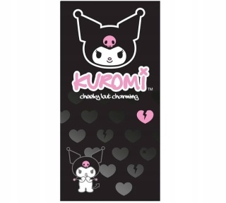 Kuromi kot Hello Kitty Ręcznik kąpielowy plażowy szybkoschnący 70x140