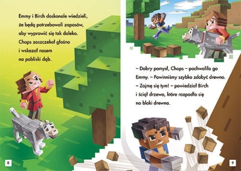 MINECRAFT Tryb czytania Górskie Wyzwanie