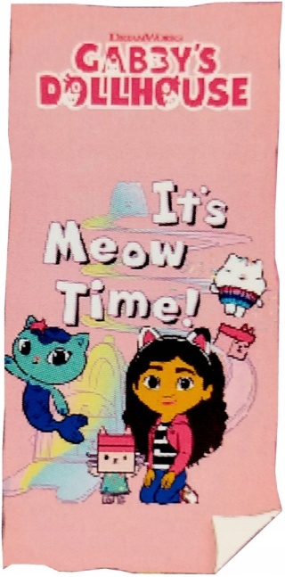 Ręcznik kąpielowy plażowy Bawełniany Koci domek Gabi 70x140