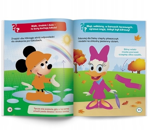 Ubieranka Disney Maluch W co się ubrać? naklejki