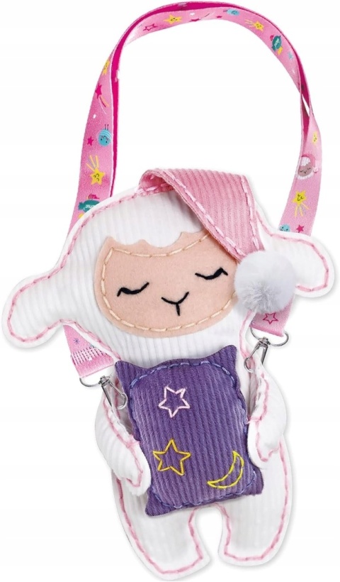 Zestaw do szycia DIY Uszyj maskotka owieczka z paskiem 25x20cm AVENIR