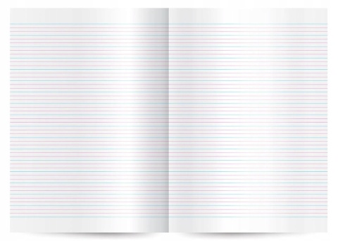 Zeszyt A4 trzy linia kolorowa do nauki pisania 32k Hello Kitty Kuromi 2szt